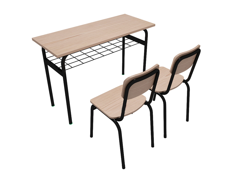 Popular double seater school desk set of school student furniture